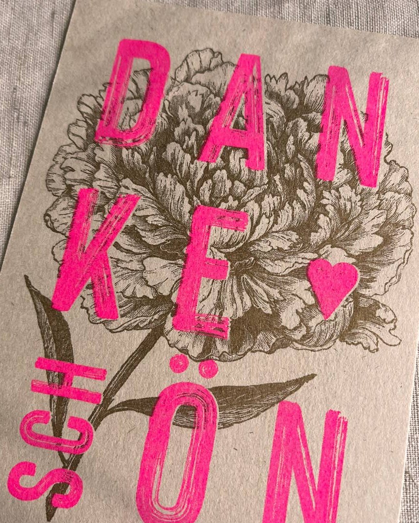 Postkarte / Dankeschön