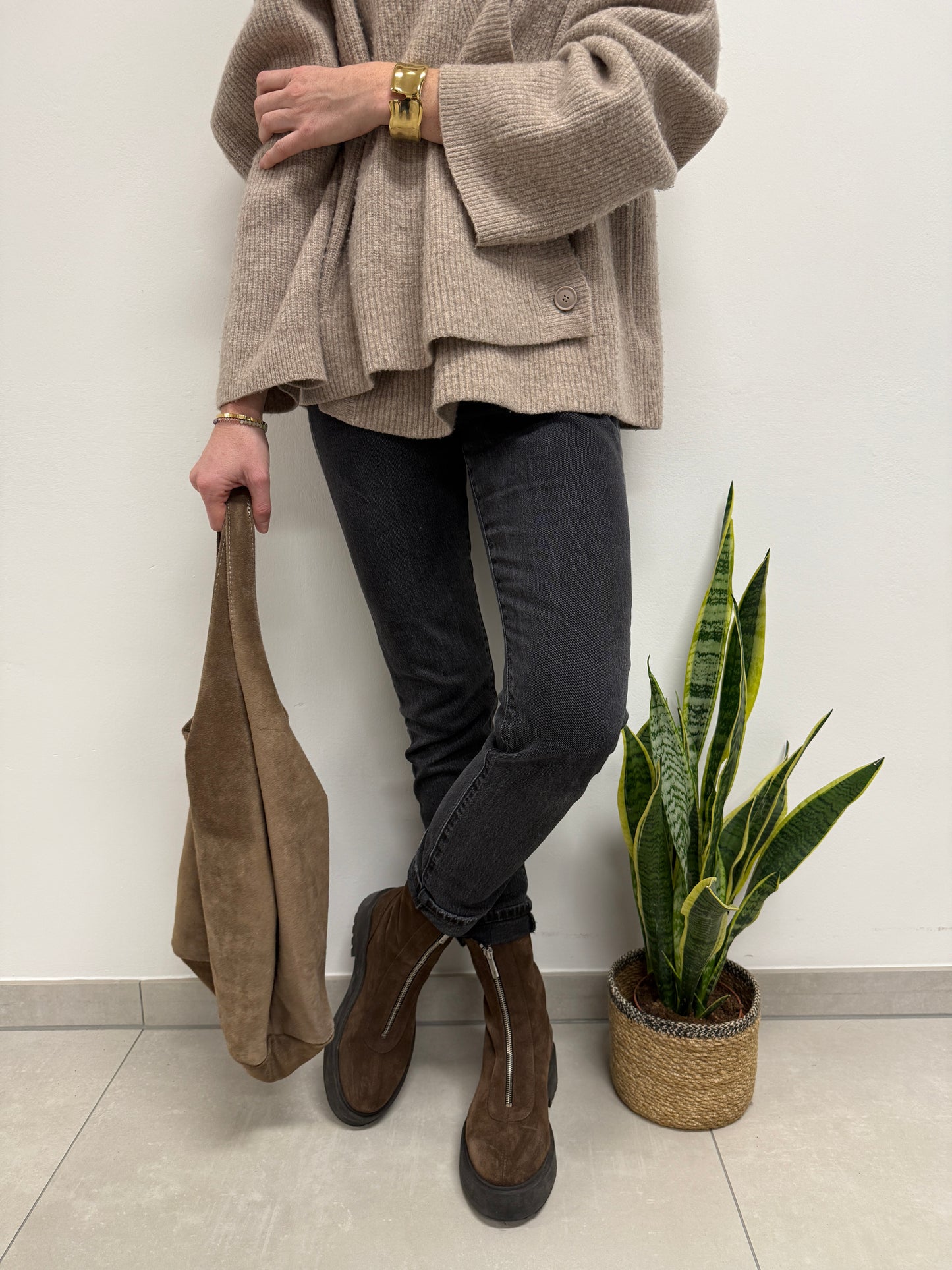 Trend Beutel ARIA aus Veloursleder