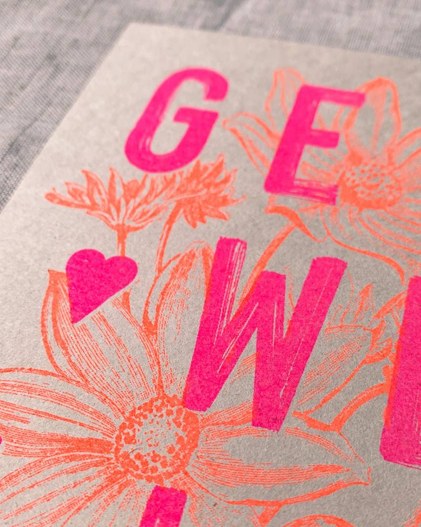 Postkarte / Get well soon