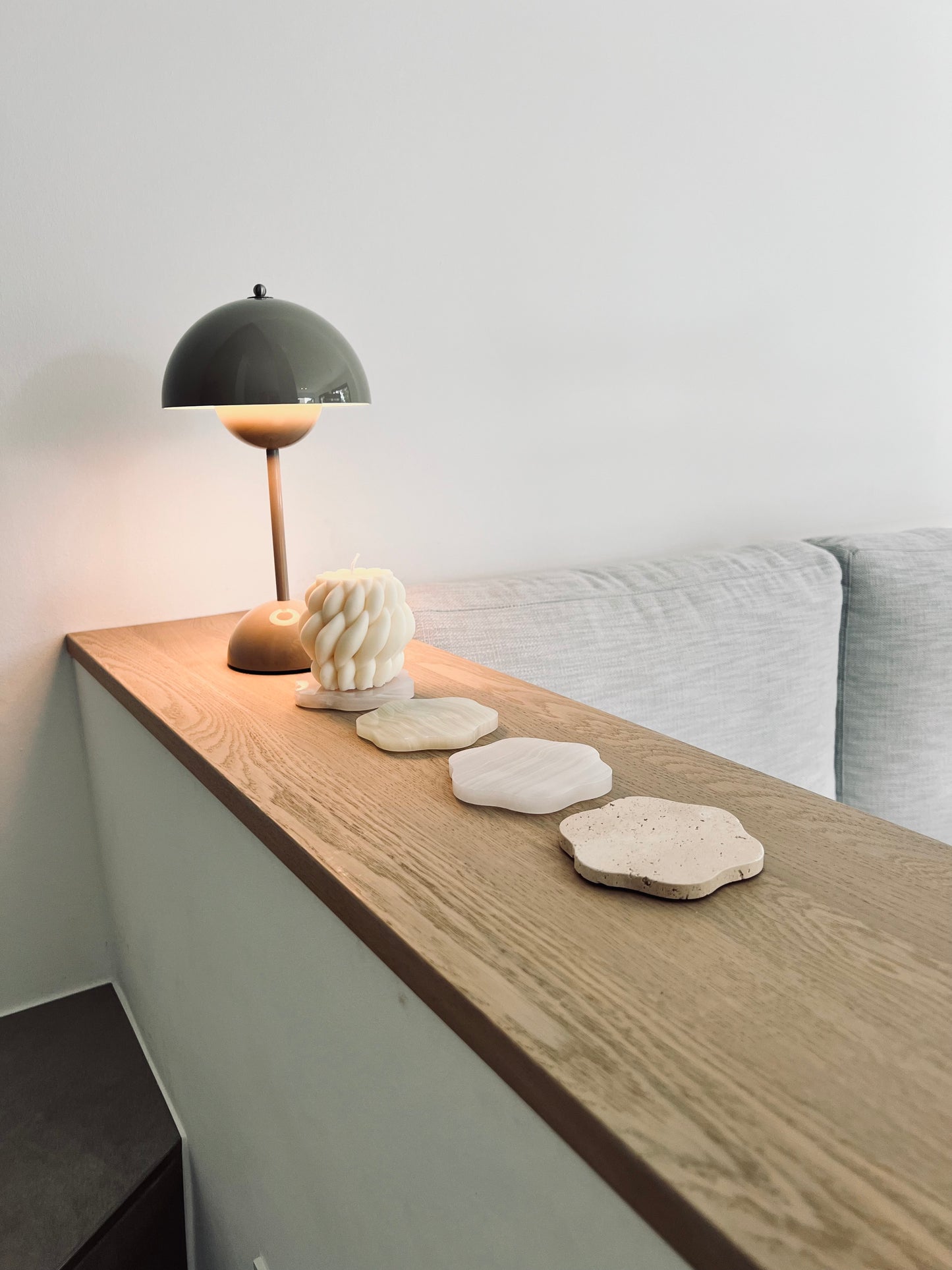 CLOUDS Onyx Untersetzer Set, 4-teilig