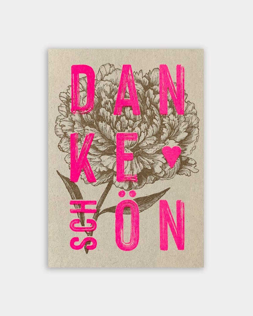 Postkarte / Dankeschön