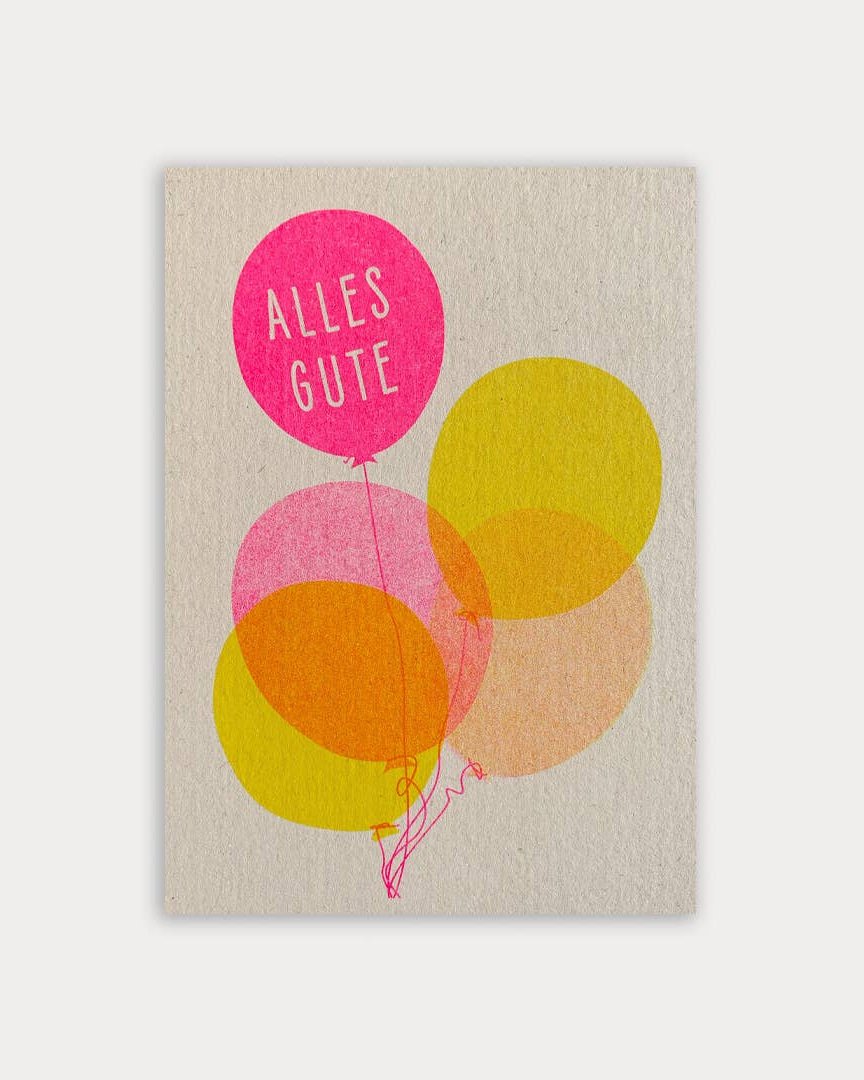 Postkarte / Alles Gute